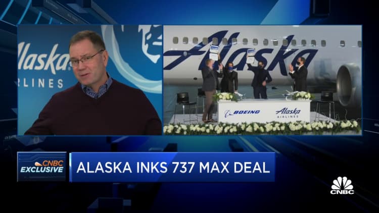 Alaska Airlines CEO Brad Tilden on big Boeing 737 Max order