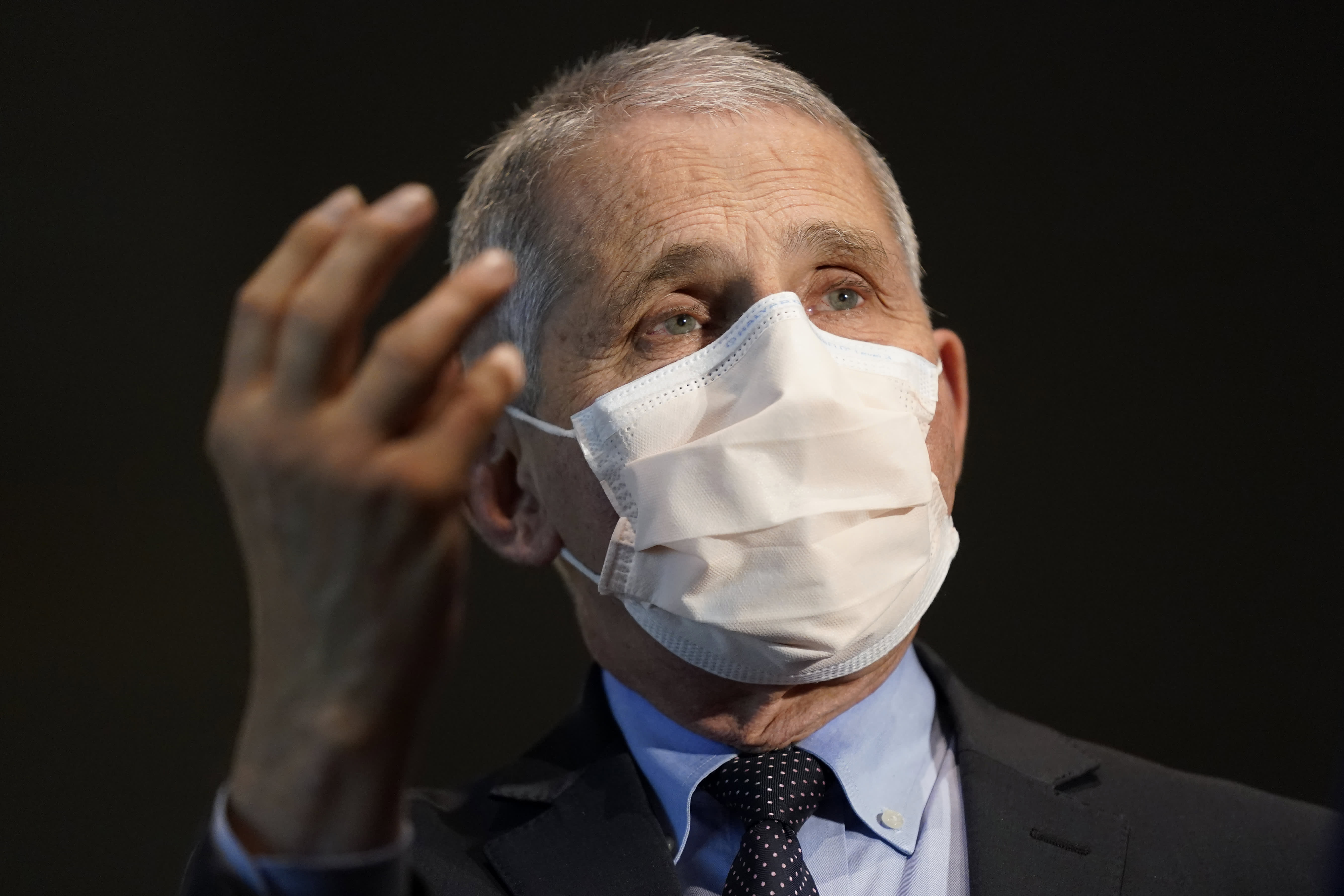 Dr. Fauci says the slow launch of the Covid vaccine has been ‘disappointing’