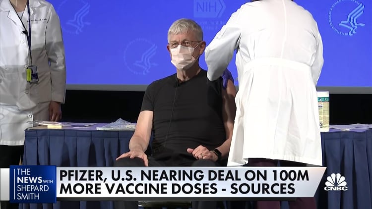 Every American could have access to a vaccine by summer: NIH's Collins