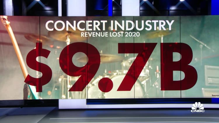 The coronavirus relief bill provides $15B for live entertainment industry