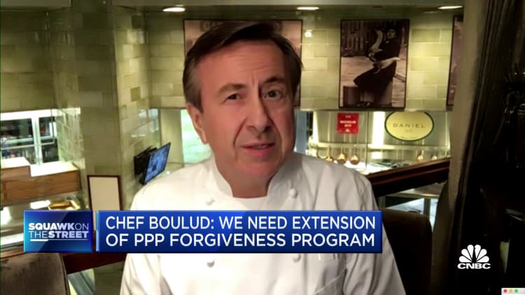 Celebrity chef Daniel Boulud on Covid relief and hard-hit restaurant business