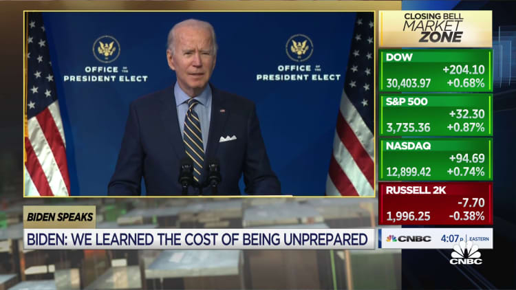 President-elect Biden delivers remarks on Covid-19 pandemic and relief