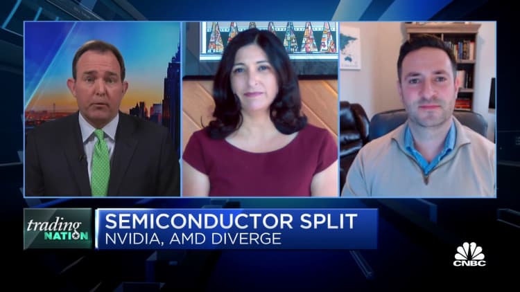 How traders are watching the split in semiconductor stocks