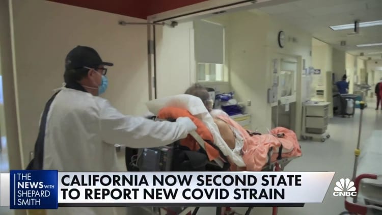 California now second state to report new Covid strain