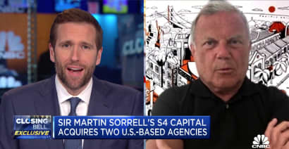 Sir Martin Sorrell on S4 Capital's acquisition of two U.S.-based agencies