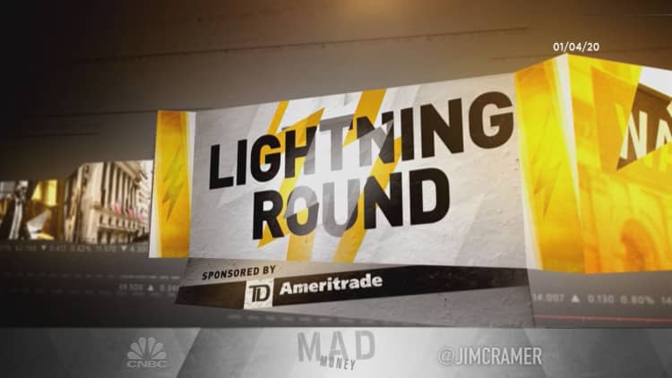 Cramer's lightning round: AT&T has too much risk