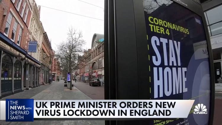 UK Prime Minister orders new lockdowns after spread of more contagious Covid variant