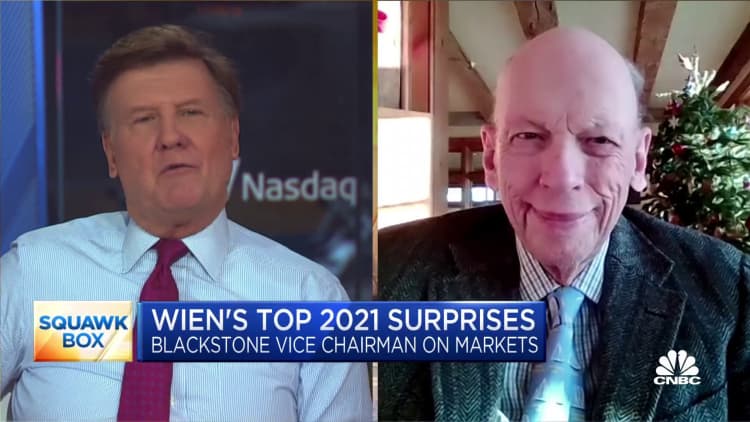 Blacksone Byron Wien on his top three surprises he expects in 2021