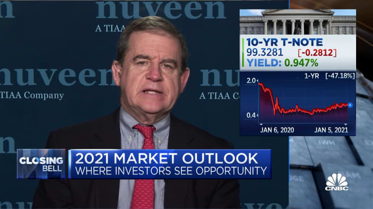 Markets will be up, but less than earnings, says Nuveen's Bob Doll