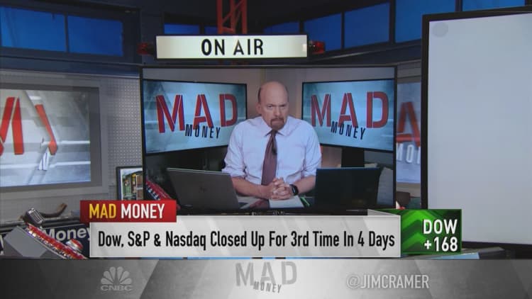Many Covid stocks are not sustainable in a post-Covid world, Jim Cramer says