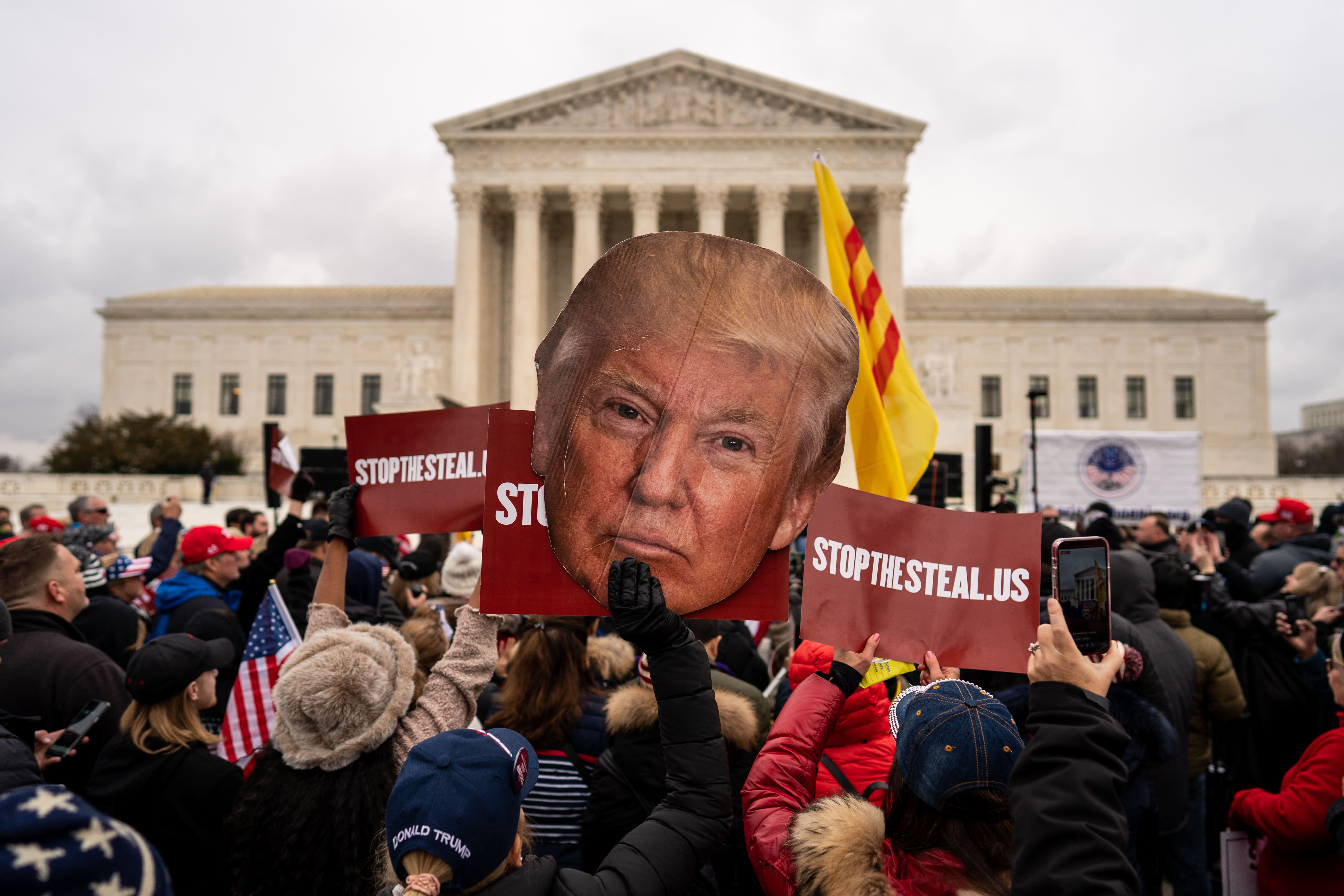 Supreme Court denies swift action over Trump election lawsuits