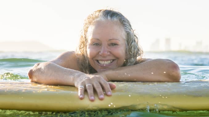 Since moving to Mazatlán, Janet says surfing has become part of her daily life.