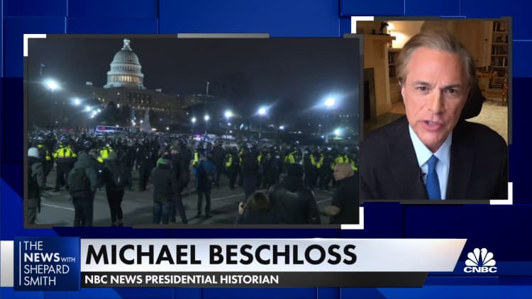 President Trump sparked the terrorist attack on the Capitol, says NBC presidential historian