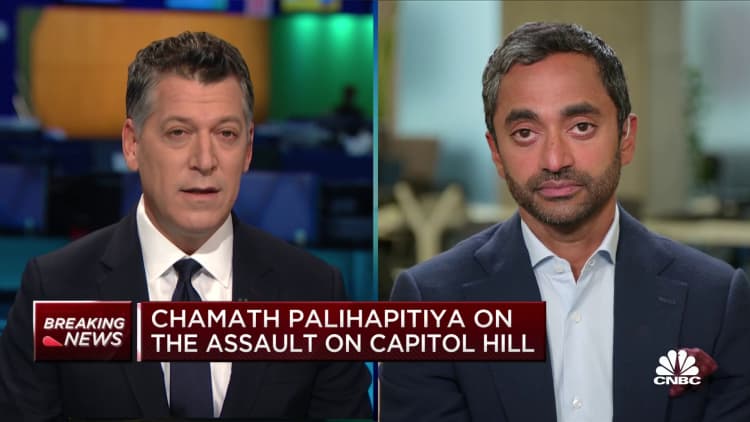 Billionaire tech investor Chamath Palihapitiya on Facebook's role in assault on Capitol Hill