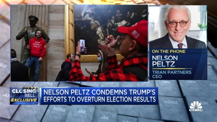 Billionaire investor Nelson Peltz: I'm sorry I voted for Trump in November