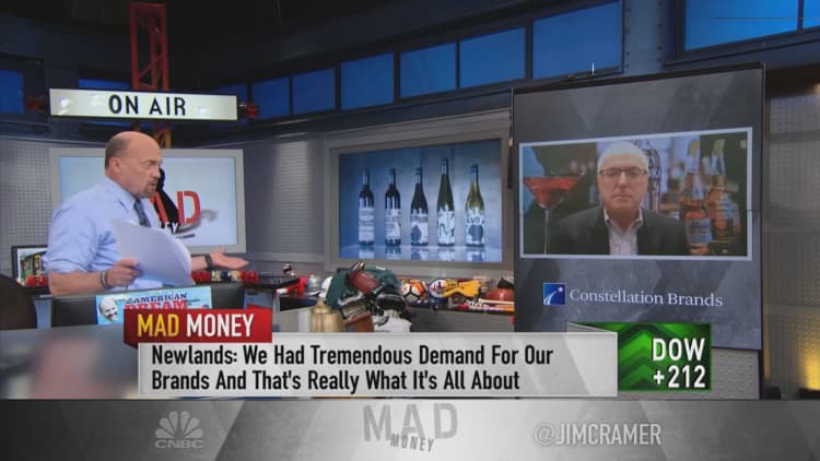 Constellation Brands CEO talks alcohol sales in the face of hobbled restaurant industry
