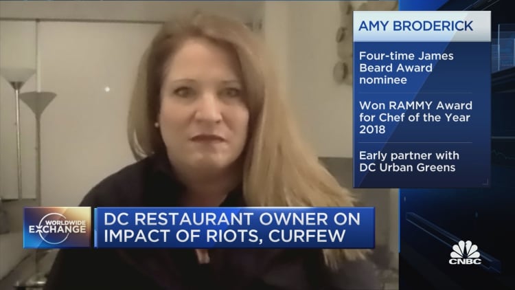 DC restaurant owner on how the unrest is affecting her ability to stay afloat
