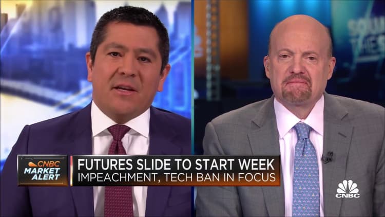 Cramer: Weakness in the market reflects the uncertainty in Washington