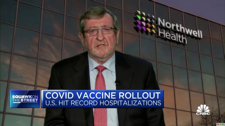 Northwell Health CEO on Covid-19 vaccine rollout as hospitalizations surge