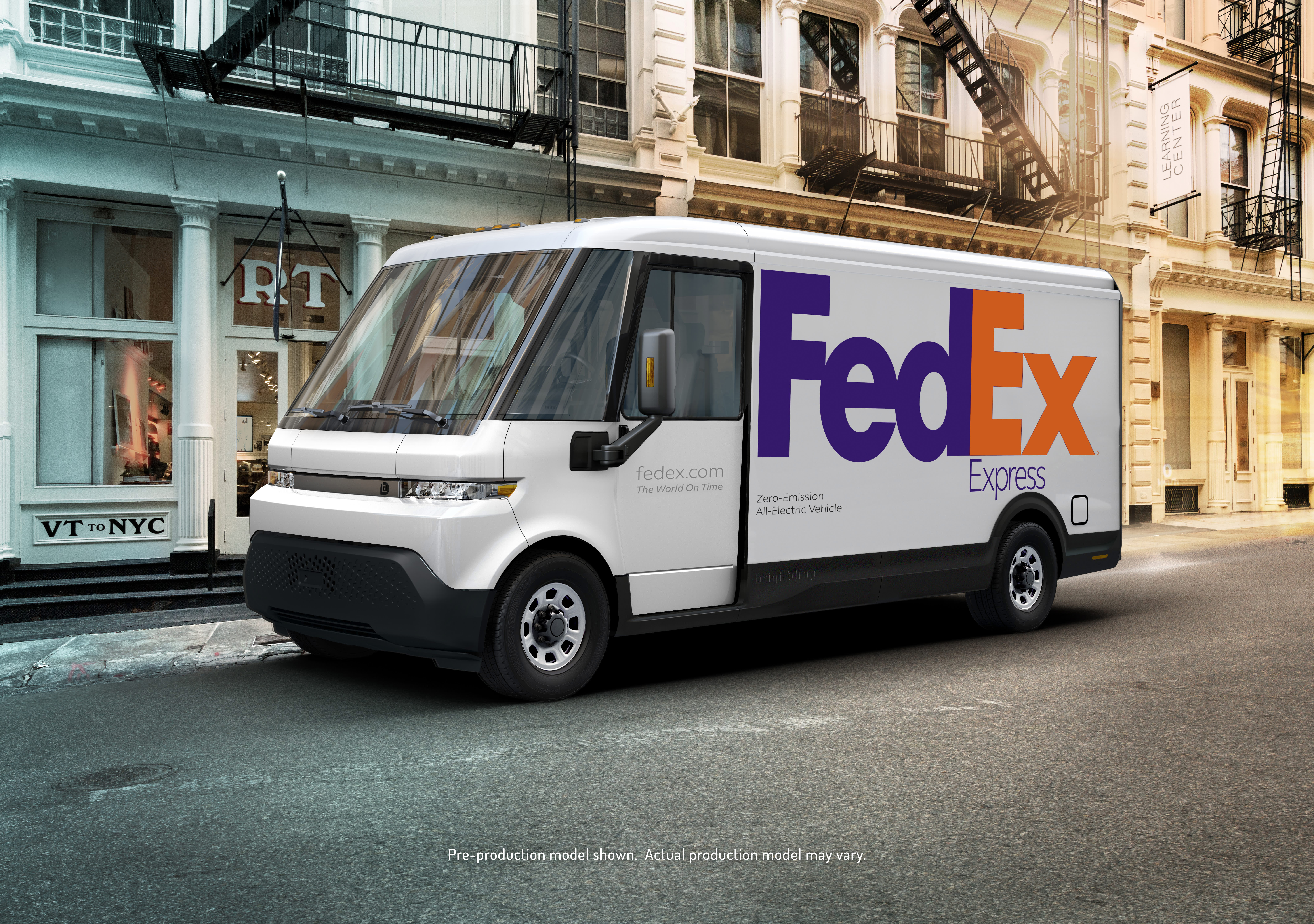 GM unveils EV van as part of new commercial unit;  FedEx first customer