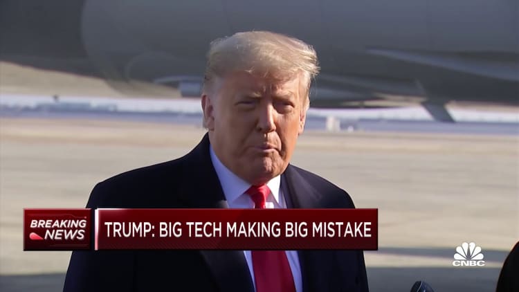Trump: Big Tech making big mistake