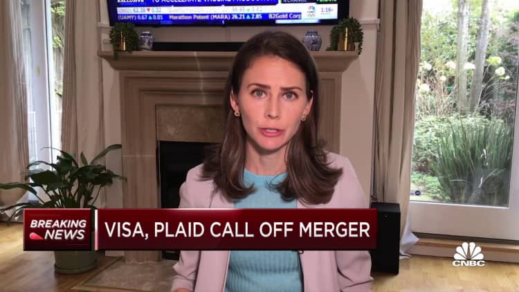 VISA and Plaid call off merger