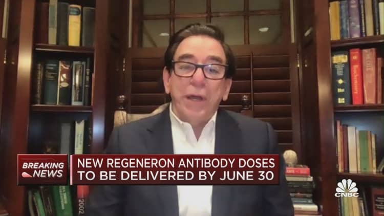 Regeneron inks deal with government to supply Covid antibody drug