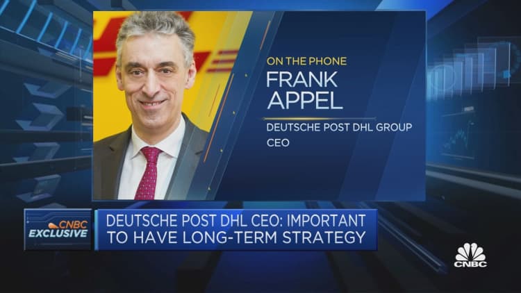 Deutsche Post CEO: logistics playing its part in vaccine rollout