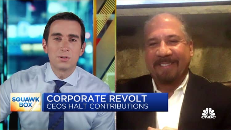 Former EY CEO Mark Weinberger on corporate America's halt of political contributions