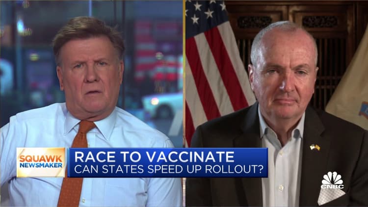New Jersey to expand Covid vaccine rollout to people over 65: Gov. Murphy