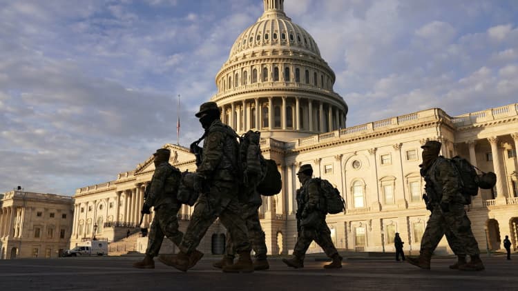 Capitol Hill security tightens ahead of Biden's inauguration and last week's riots