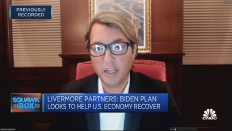 Hedge fund manager says Biden's spending plan could pop stock market bubble