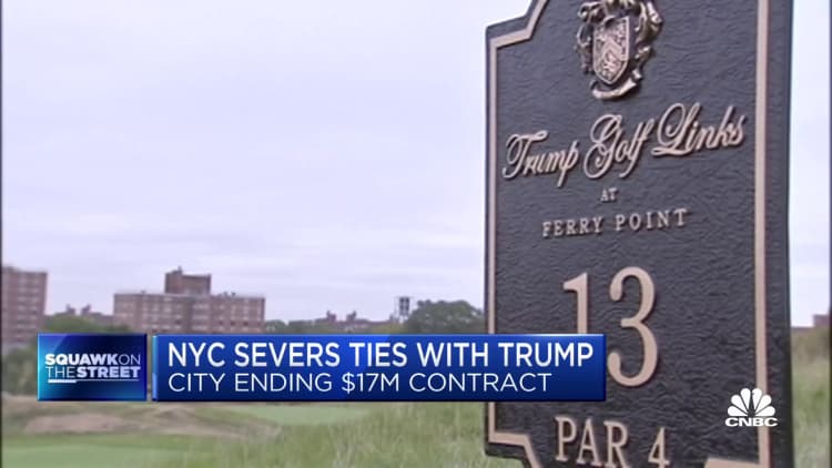 How some cities are severing ties with the Trump brand