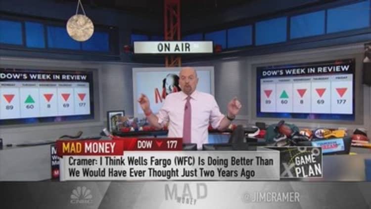 Jim Cramer reacts to first batch of bank earnings ahead of Goldman Sachs, Wells Fargo reports