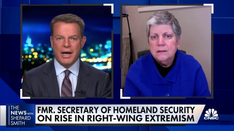 Former DHS Sec. Napolitano on the rise of right-wing extremism in the U.S.