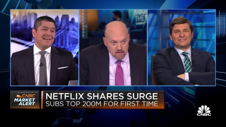 Cramer on Netflix earnings: 'This was a remarkable quarter'