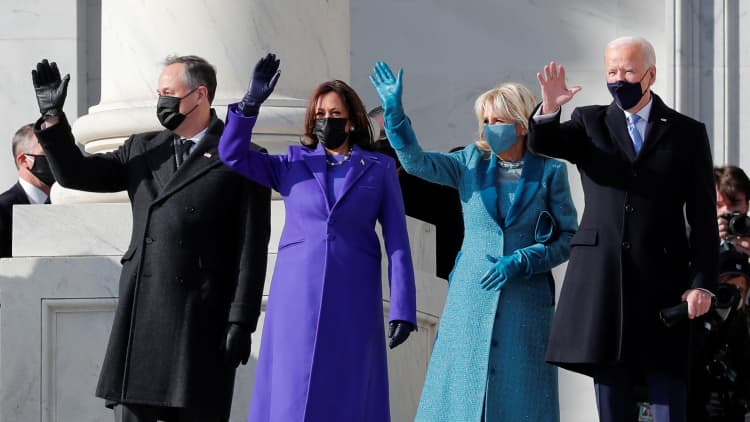 Here are the highlights from Joe Biden's inauguration in four minutes