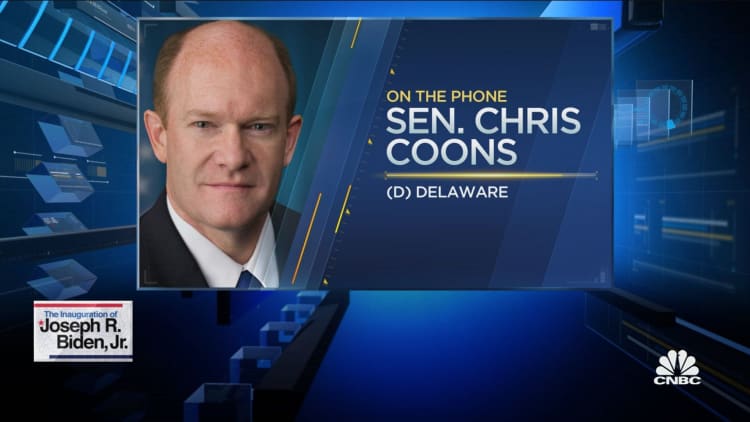 Biden's been focused on the pandemic and economy since the election: Del. Sen. Chris Coons