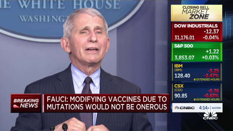 Fauci: Biden administration is not starting from 'scratch' in distributing vaccine