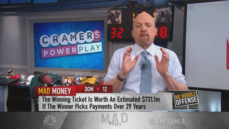 Jim Cramer: Here's how I would invest Powerball lottery winnings