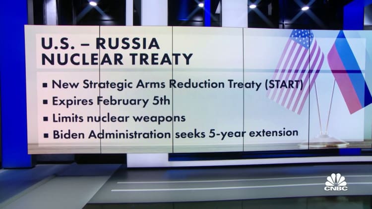 U.S. looks to extend START treaty by 5 years