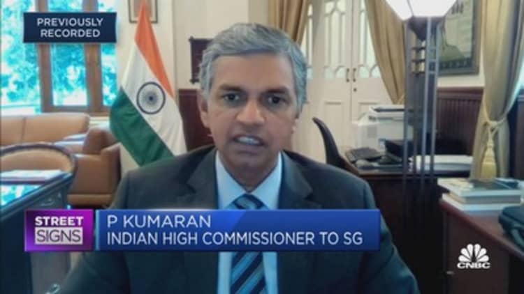 India's high commissioner: Talks with Singapore on restoring air travel are ongoing