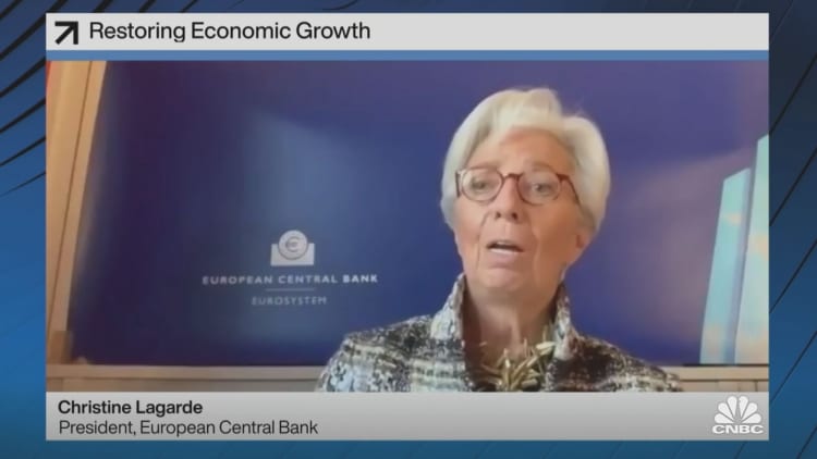 Economic recovery has been 'delayed, not derailed,' ECB's Lagarde says