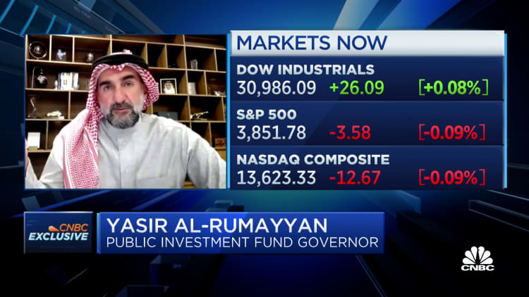 Saudi wealth fund chief Yasir Al-Rumayyan on five-year plan to reach $1 trillion assets under management