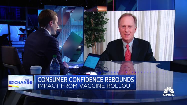 Covid-19 is still weighing on consumer confidence, says The Conference Board's Steve Odland