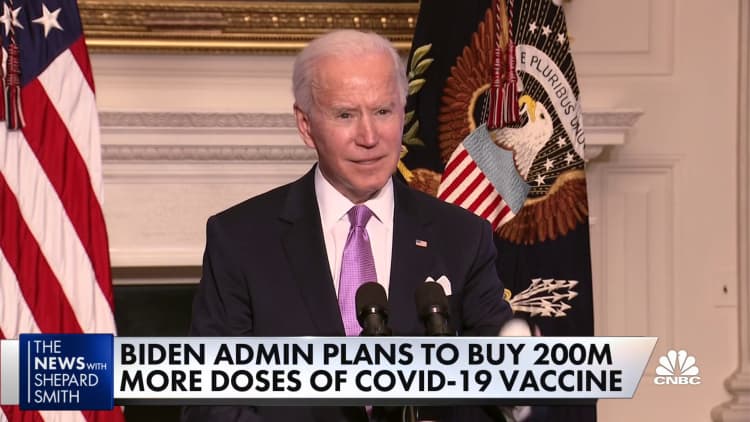 Biden administration plans to buy 200M more Covid-19 vaccine doses