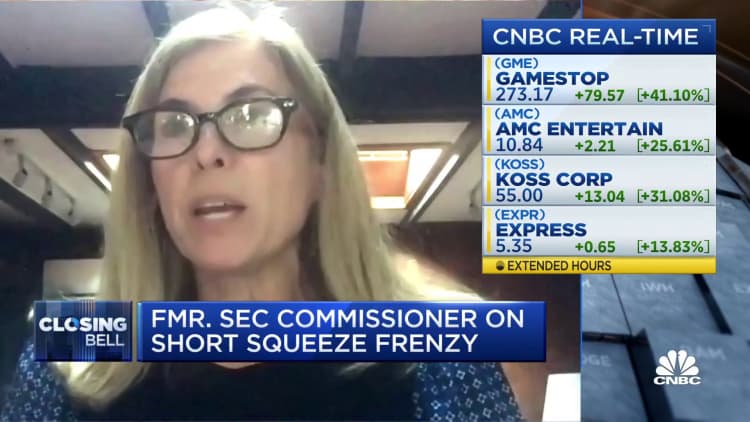 Fmr. SEC commissioner on GME frenzy: Certainly valid questions about market manipulation