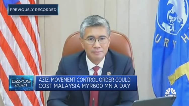 Malaysia's finance minister on impact of Covid lockdown, GDP forecast and vaccine rollout plans