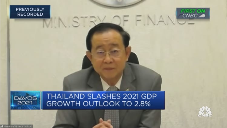 Thailand's finance minister talks 2021 GDP growth outlook and economic stimulus plans
