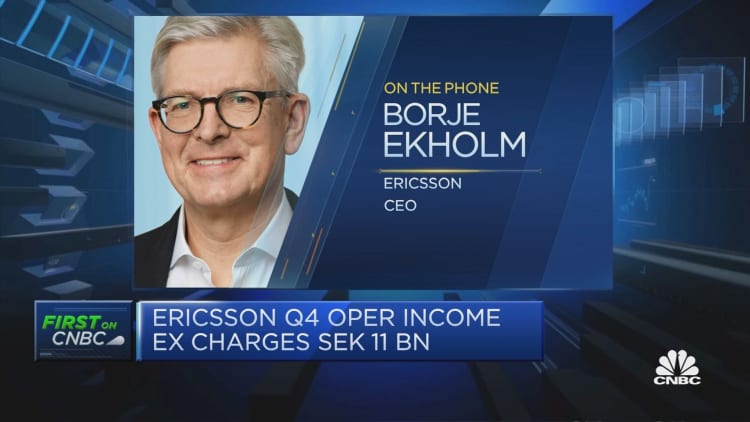 Growth this quarter is largely down to competitive portfolio, Ericsson CEO says